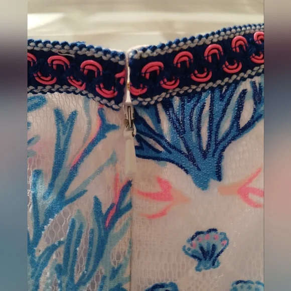 NWT Lilly Pulitzer Coral Romper - Picture 8 of 13